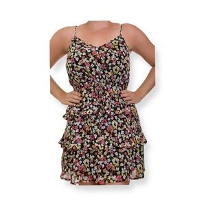 Spaghetti Strap Flower Dress
